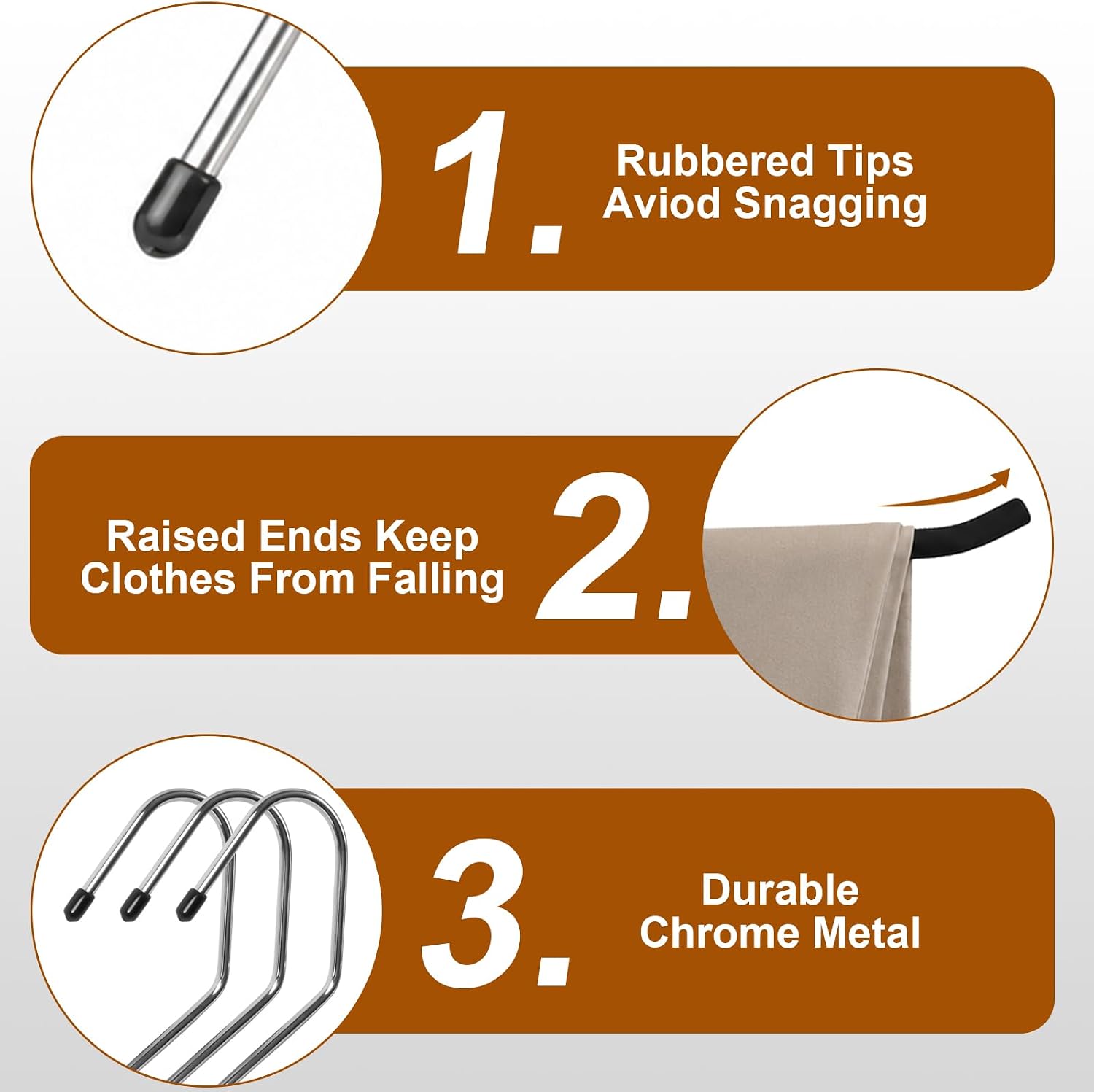 Open‑Ended Space‑Saving Pants Hangers
