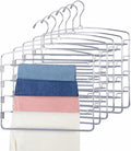 5‑Tier Space‑Saving Multi‑Pants Hanger Rack