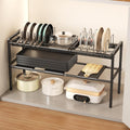 Expandable Under‑Sink Pot Pan Organizer Rack