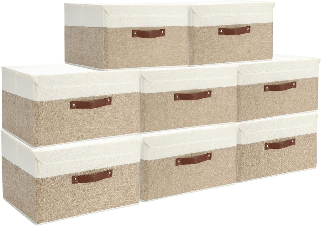 Fabric Storage Bins With Lids For Shelves