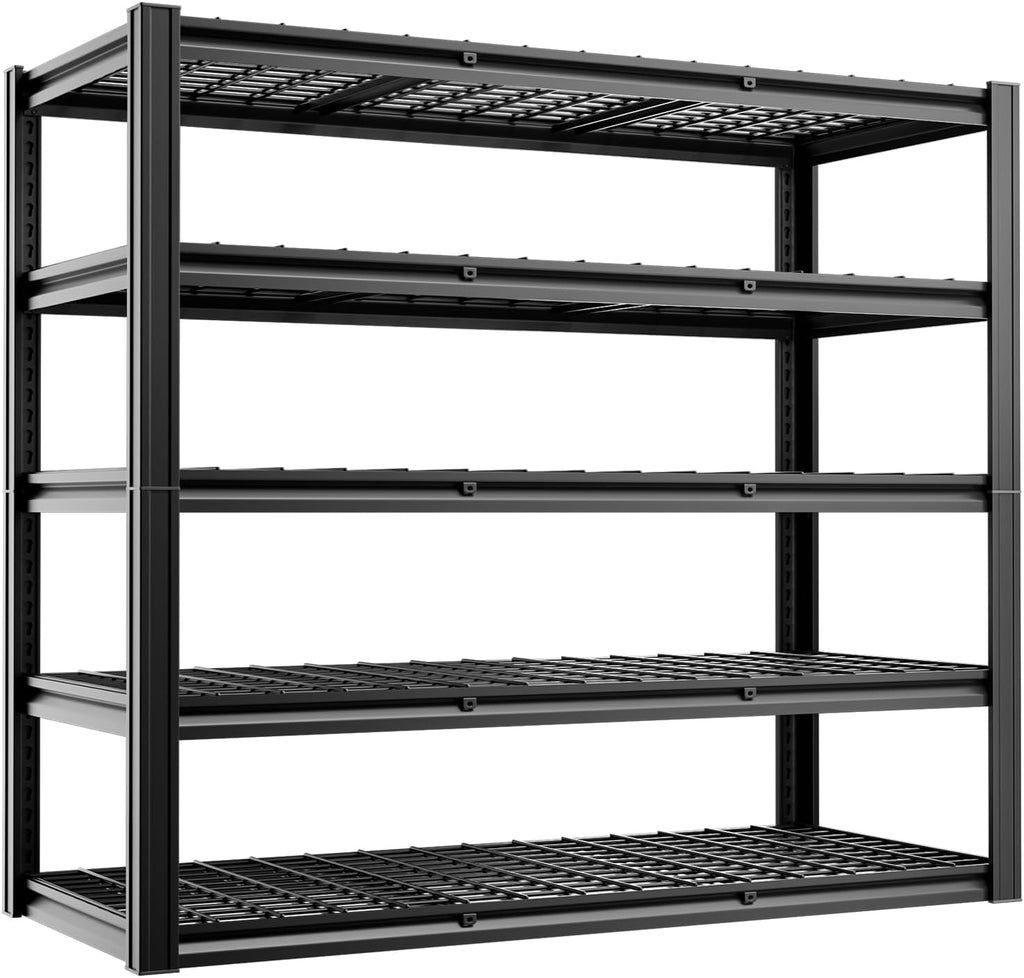 Adjustable Heavy‑Duty Metal Garage Storage Shelves