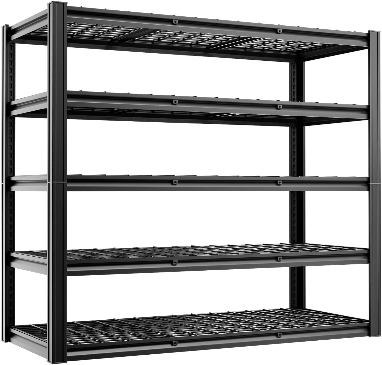 Adjustable Heavy‑Duty Metal Garage Storage Shelves