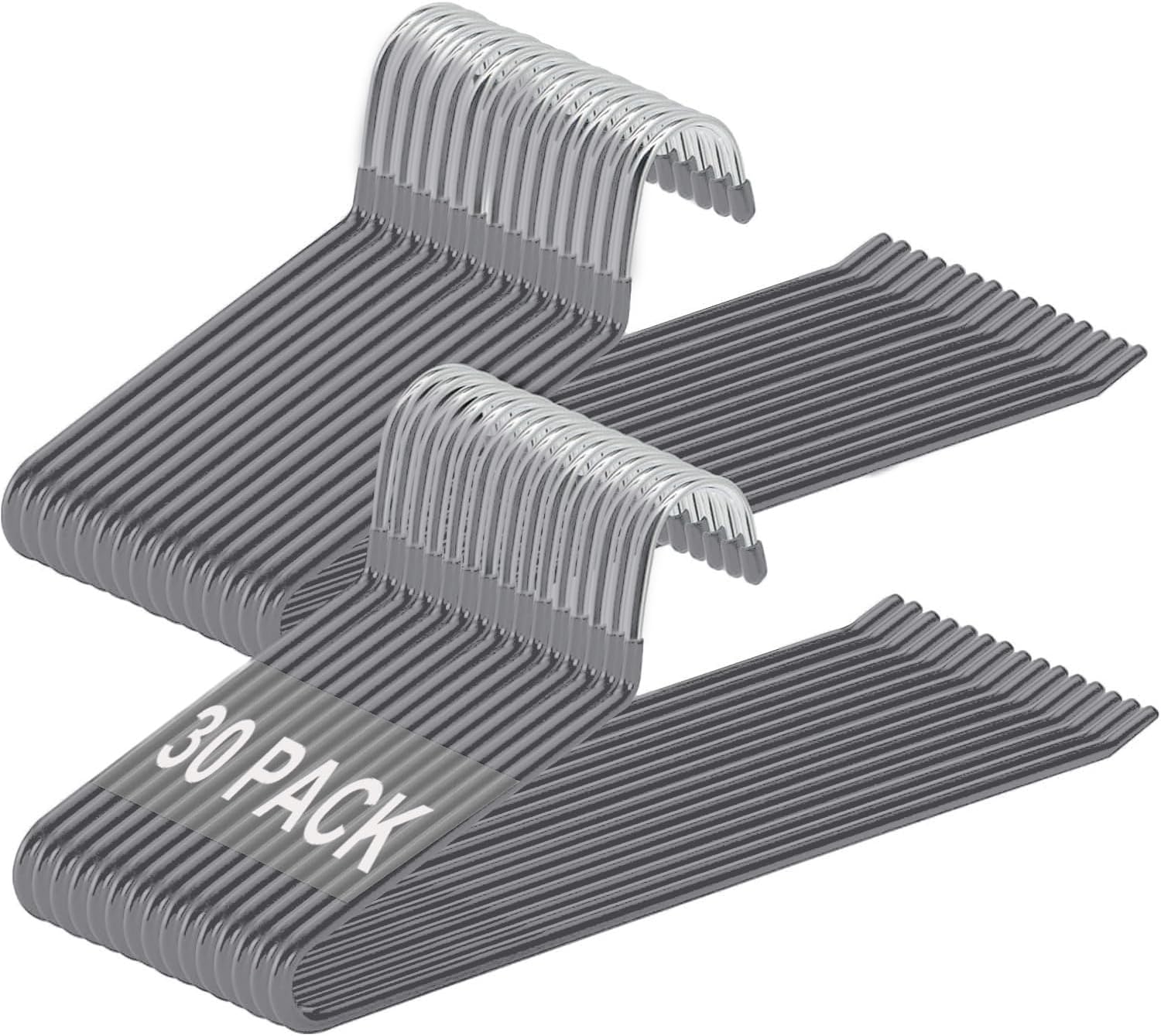 Space‑Saving Non‑Slip Metal Pants Hangers