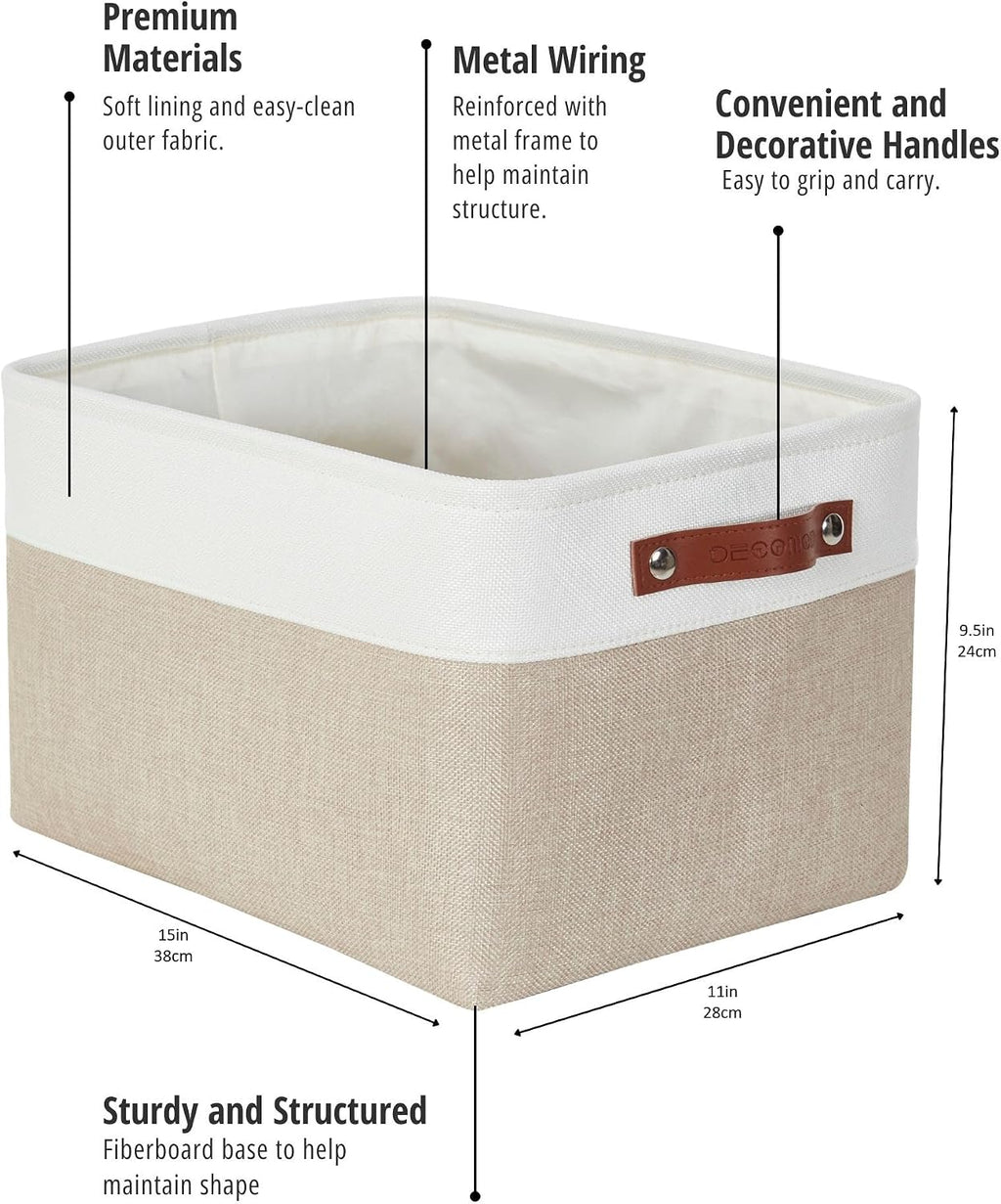 Large Fabric Shelf Storage Baskets