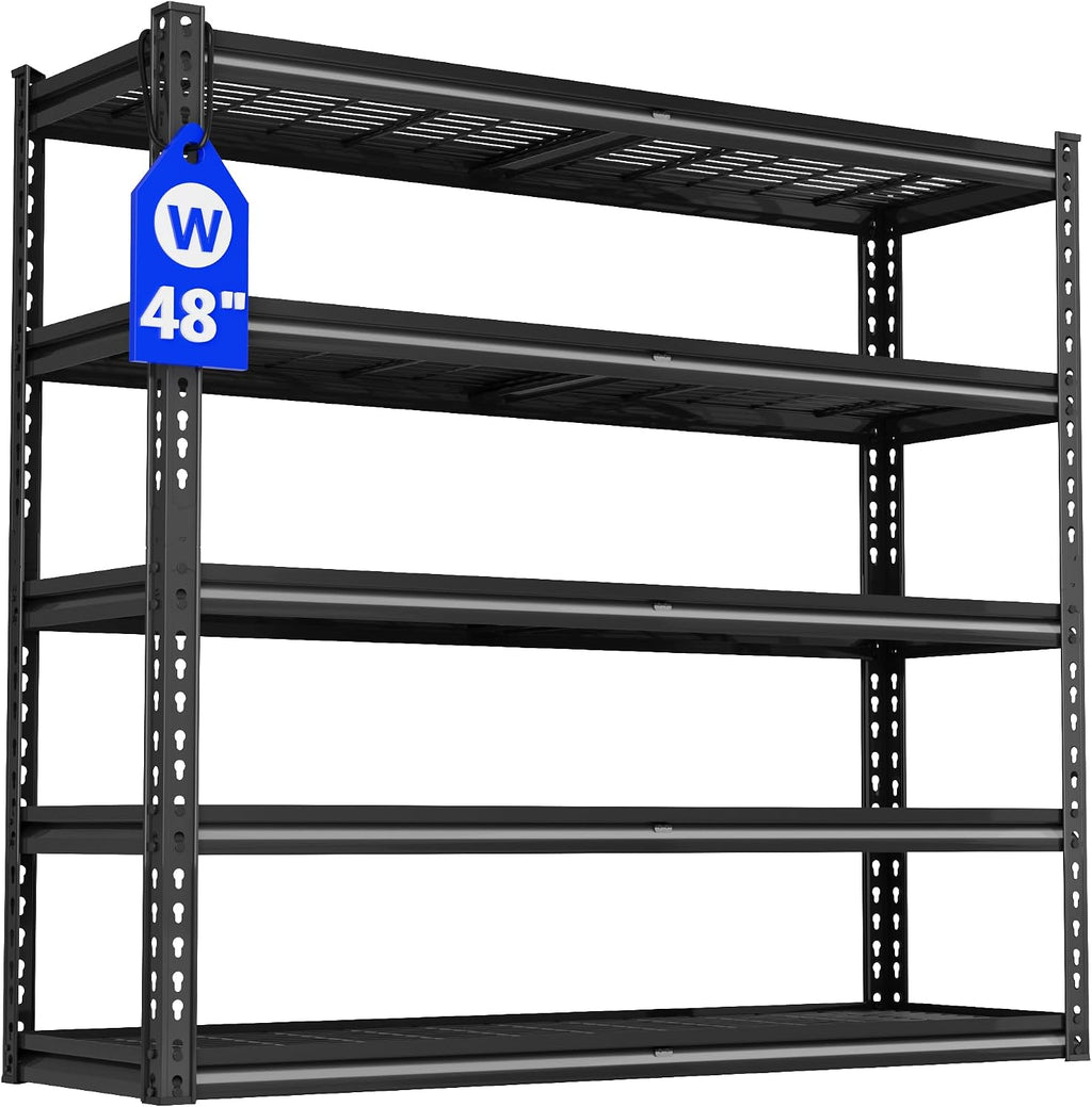 Heavy‑Duty 5‑Tier Garage Storage Shelving Unit