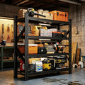 Adjustable Heavy‑Duty Metal Garage Shelving Unit