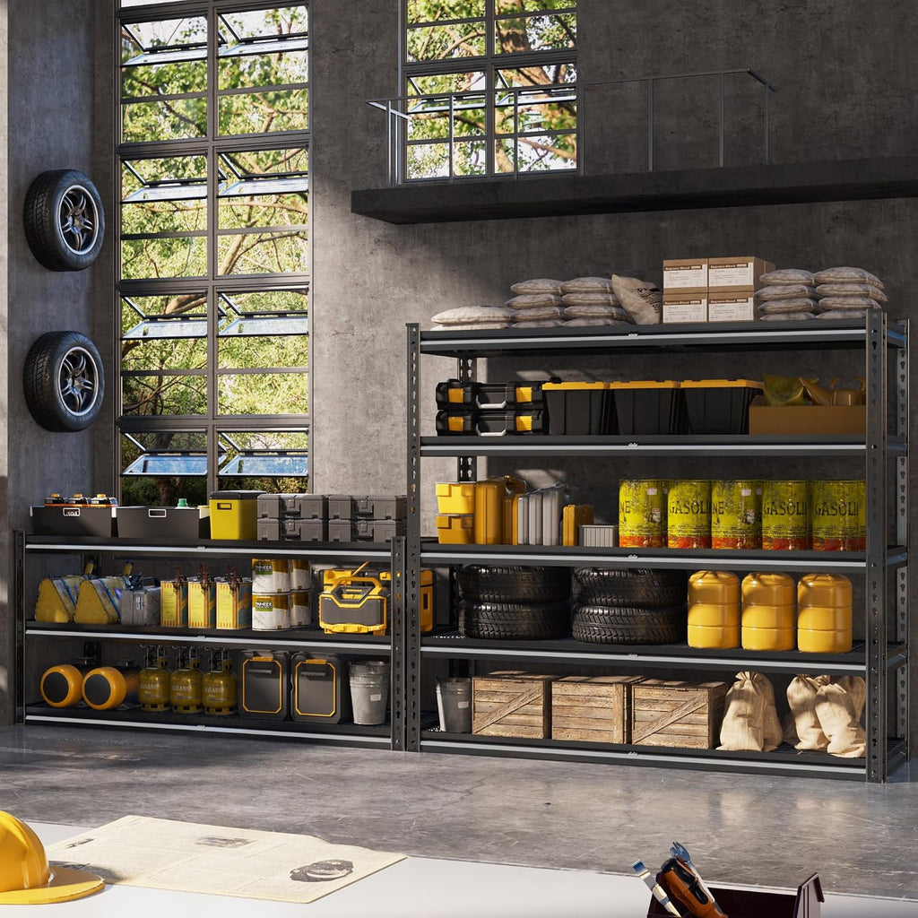 Heavy‑Duty 5‑Tier Garage Storage Shelving Unit
