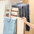 9‑Tier Space‑Saving Stainless‑Steel Pants Hangers