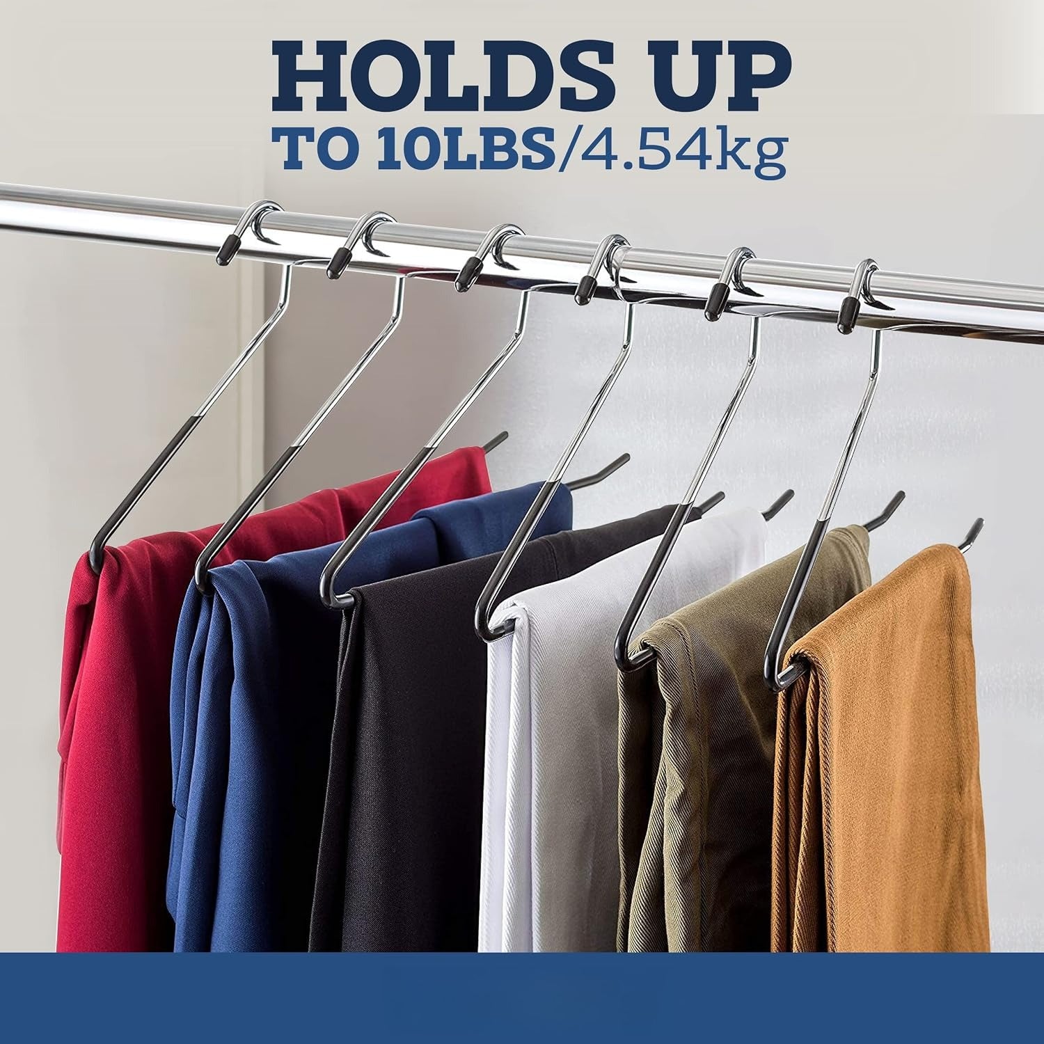 Open‑Ended Metal Pants Hangers for Jeans
